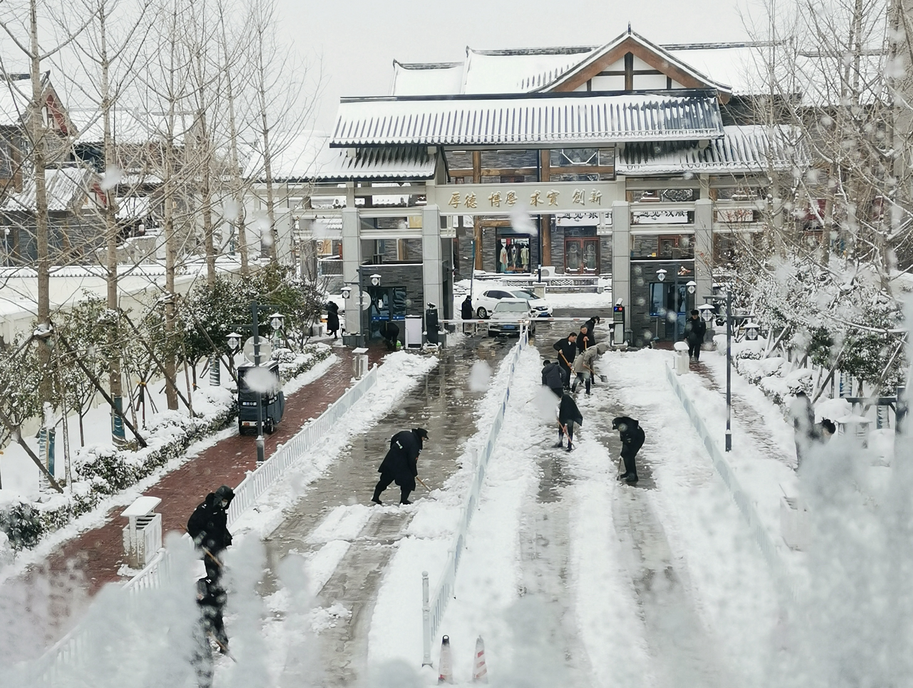 這?場?雪?真?美? ！掃雪的人更美！快看看里面有沒有你或你認識的人的照片……